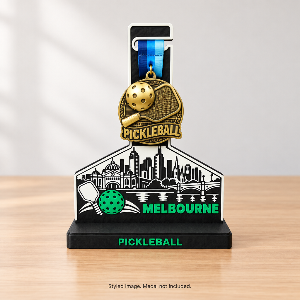Pickleball Medal Holder - Melbourne