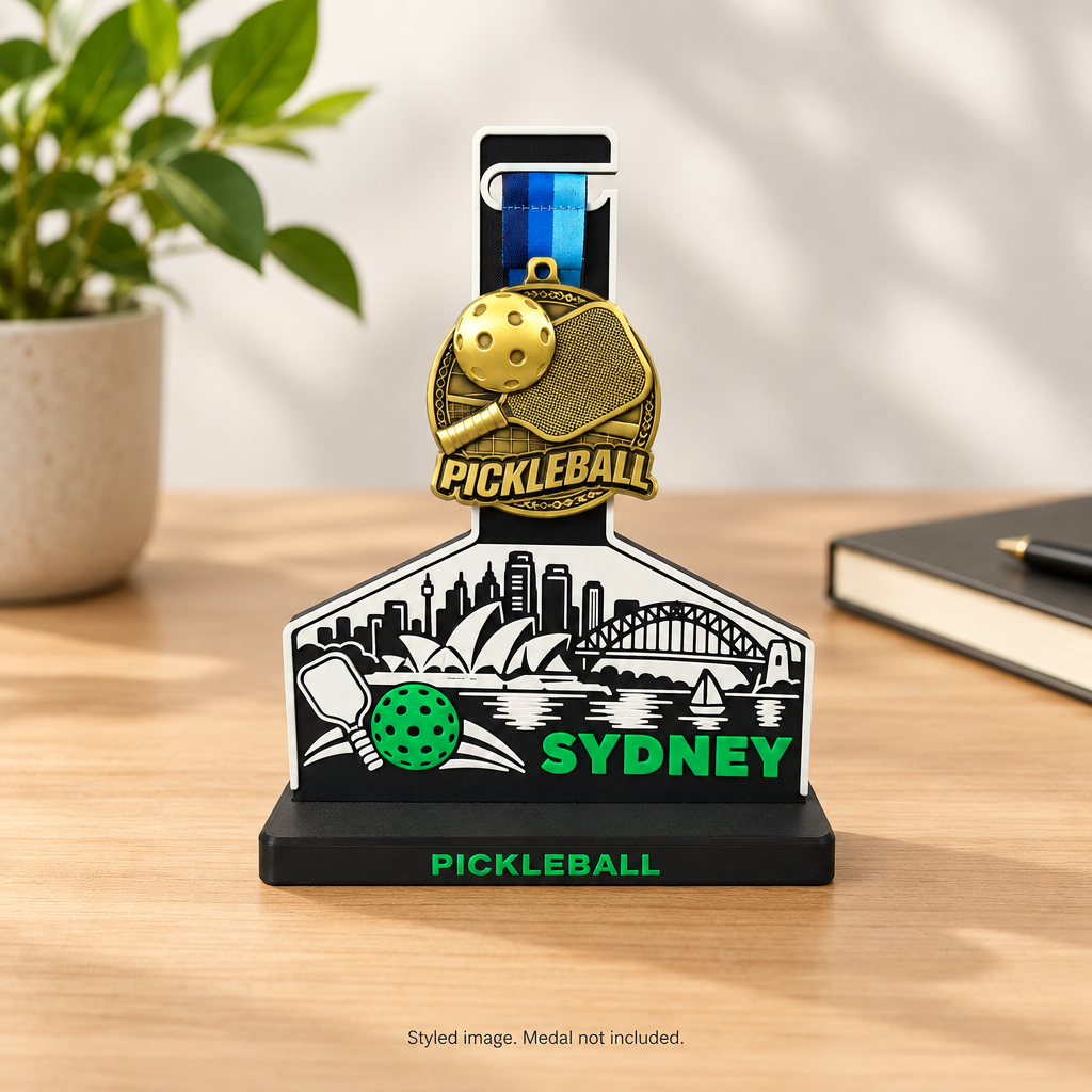 Pickleball Medal Holder - Sydney